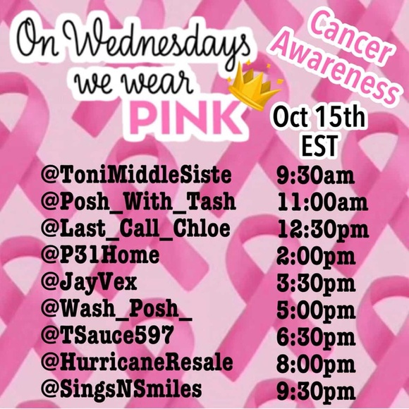 💖On Wednesdays We Wear Pink Train!🚂 💗Cancer Awareness 🌸💕💐💘💝 - Picture 1 of 2